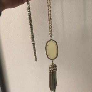 Long tassel necklace